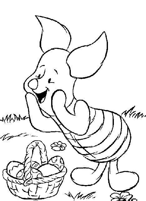 Plansa de colorat cu Winnie de Pooh 26 20